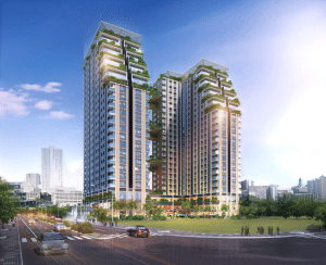 Phối cánh dự án căn hộ Happy One Sora